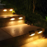 Luzes solares para degraus