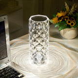Toque de cristal cintilante