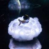 Astronauta nuvem de luz