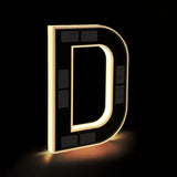 Luz solar para número de porta