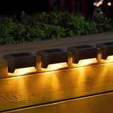 Luzes solares para degraus