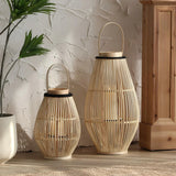WeaveCraft™ Lanterna de bambu