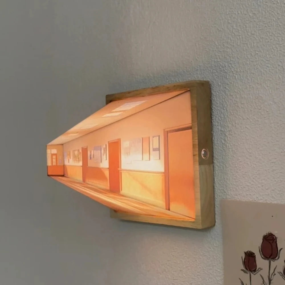 Candeeiro 3D com Ilusão