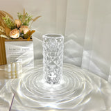 Toque de cristal cintilante