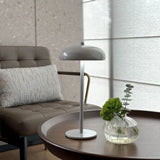 Lâmpada de mesa retro elegante