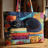 Caneca Livro e Gato Preto