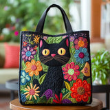 Bolsa Acolchoada Gato Preto