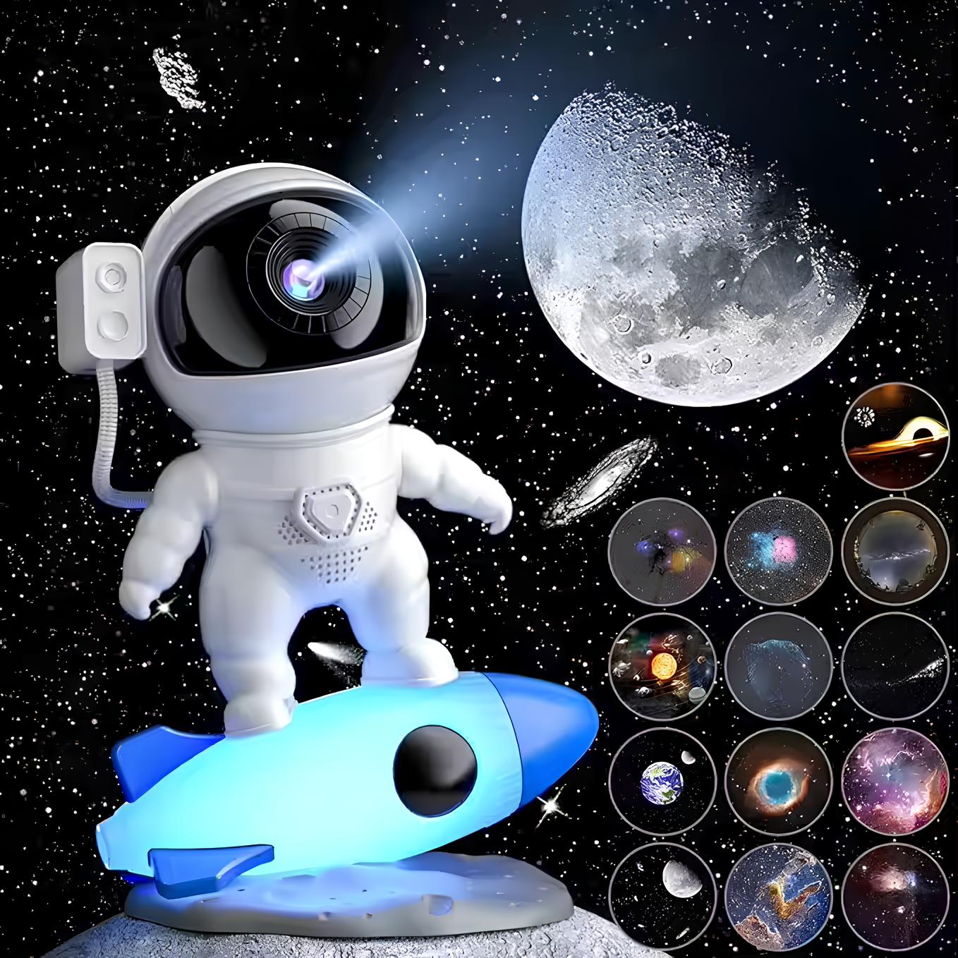 Projetor de luz astronauta