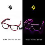 Óculos de neon
