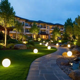 Luminária esférica de jardim