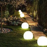 Luminária esférica de jardim