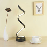 Luminária de mesa espiral