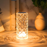 Toque de cristal cintilante