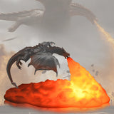 Luminária de dragão dracarys