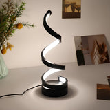 Luminária de mesa espiral