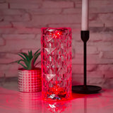 Toque de cristal cintilante