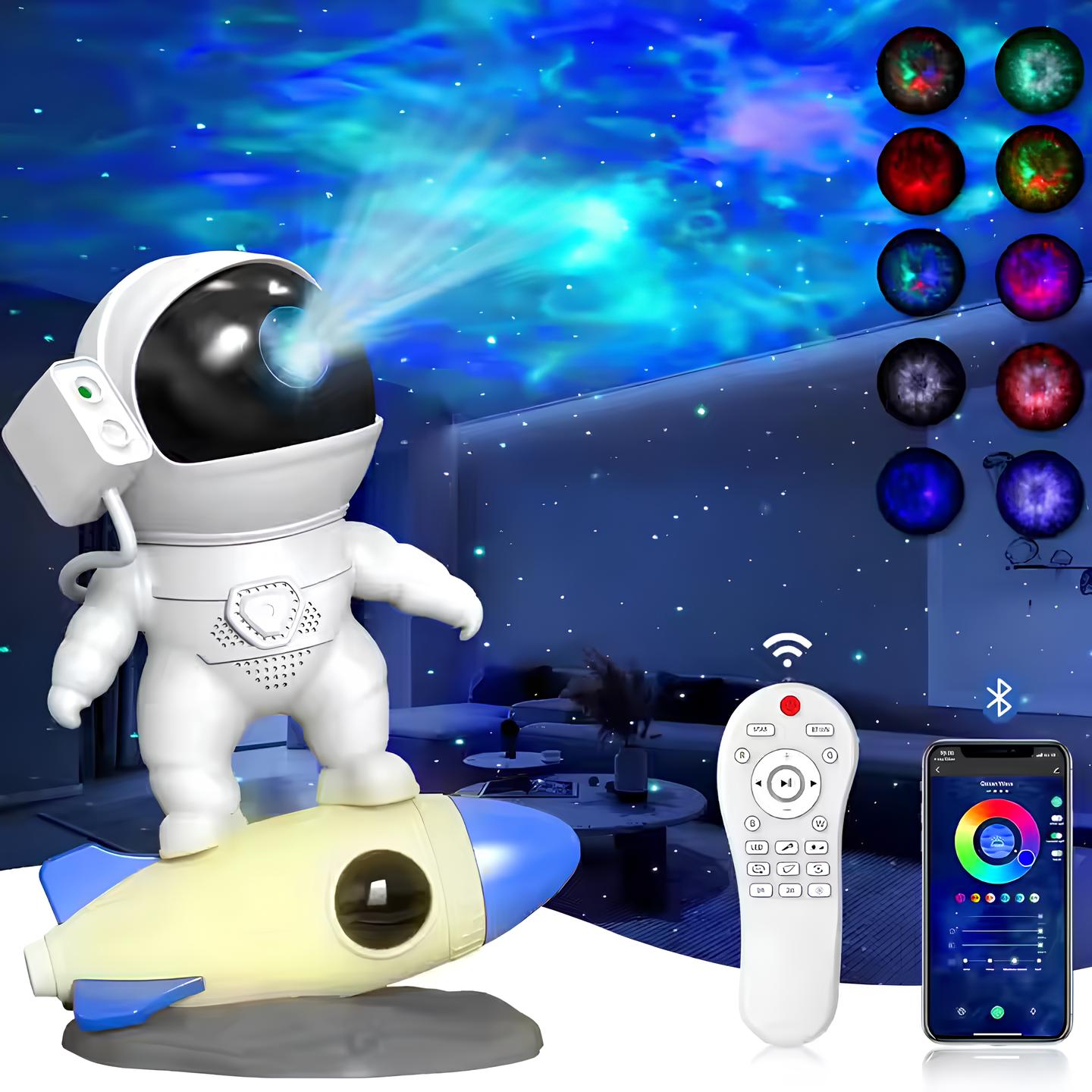 Projetor de luz astronauta