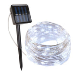 Luzes de fada em corda solar