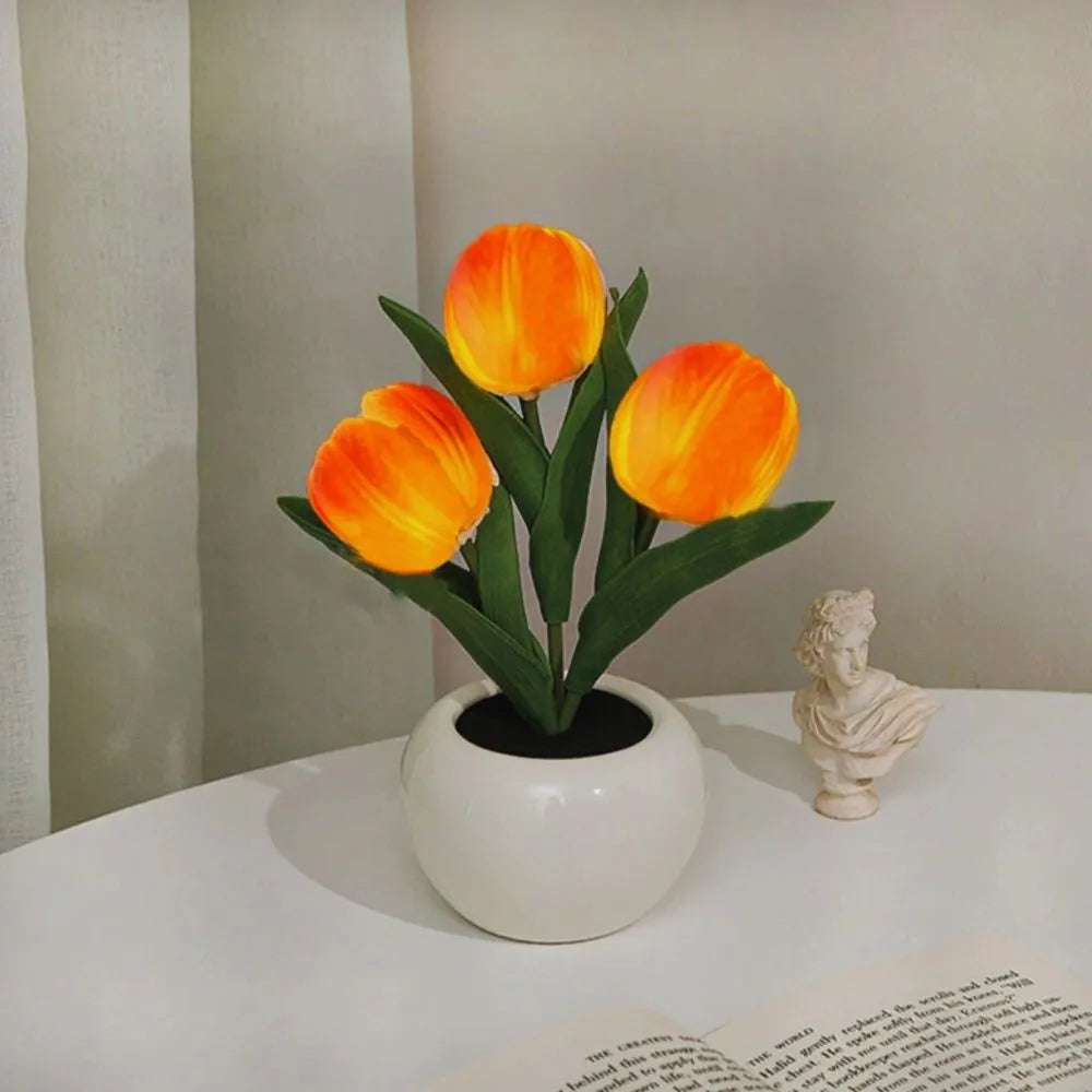 Luz noturna tulipa