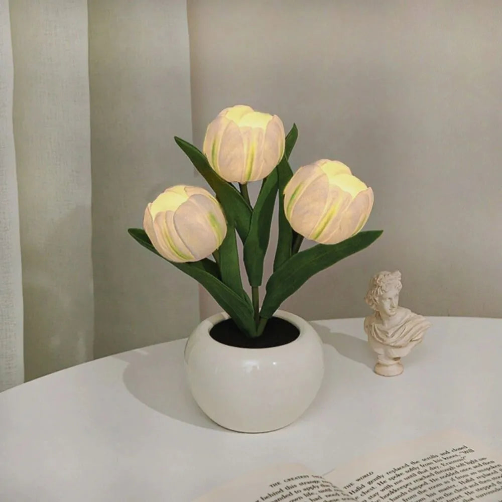 Luz noturna tulipa