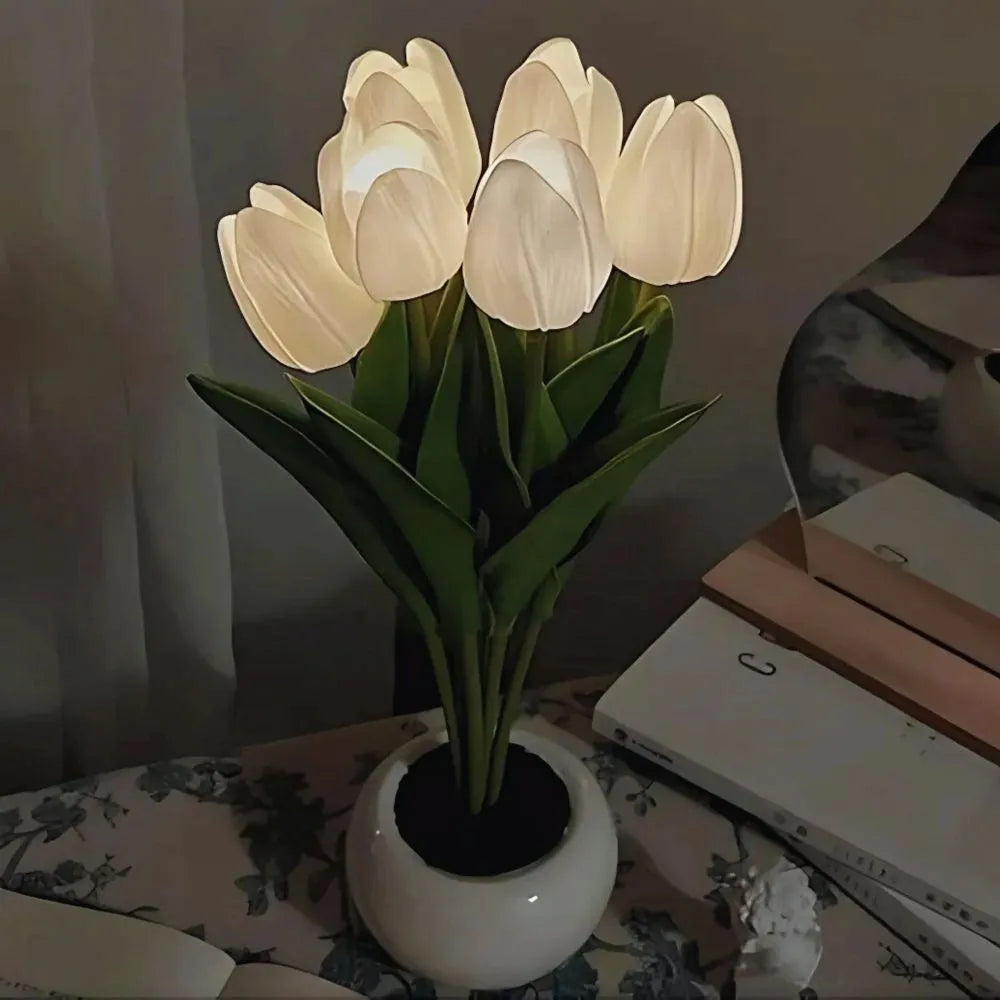 Luz noturna tulipa