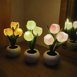 Luz noturna tulipa