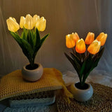 Luz noturna tulipa