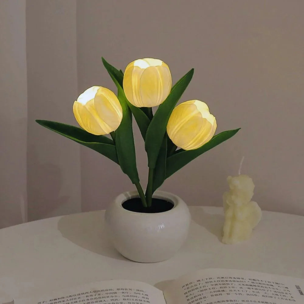 Luz noturna tulipa