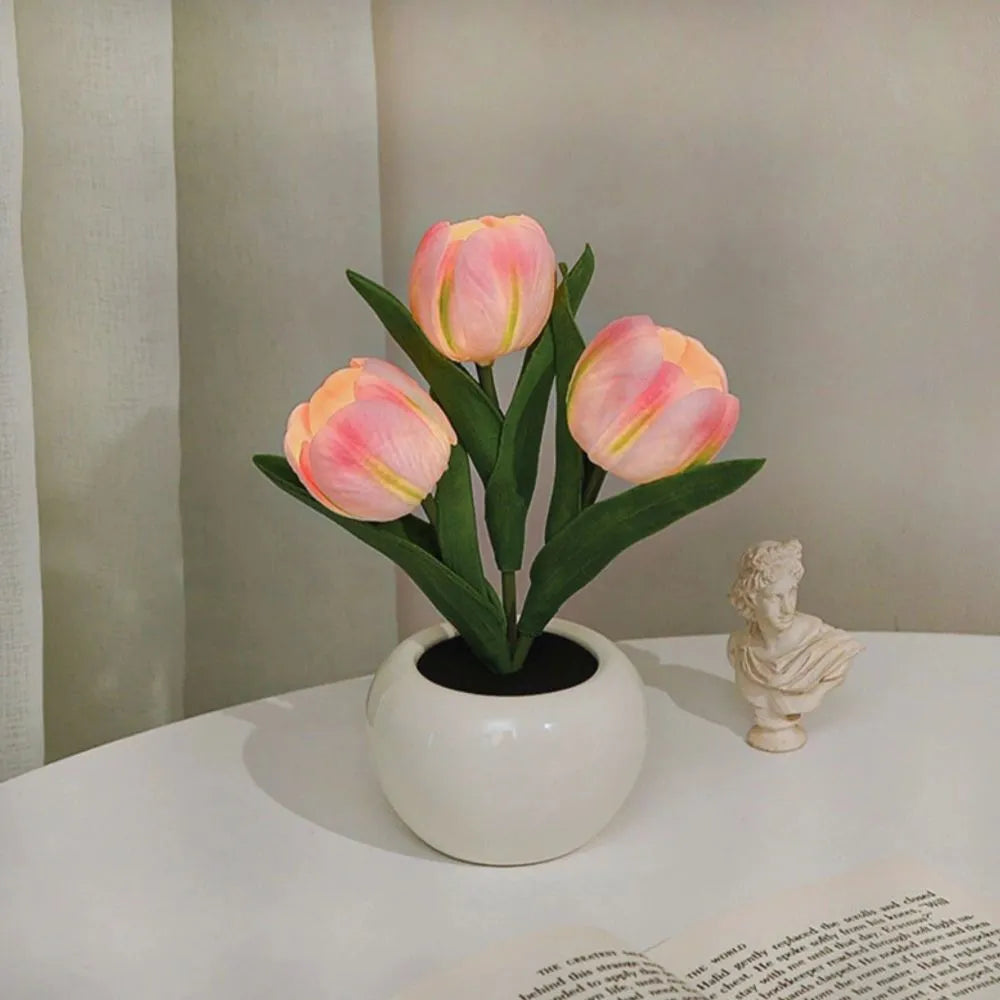 Luz noturna tulipa